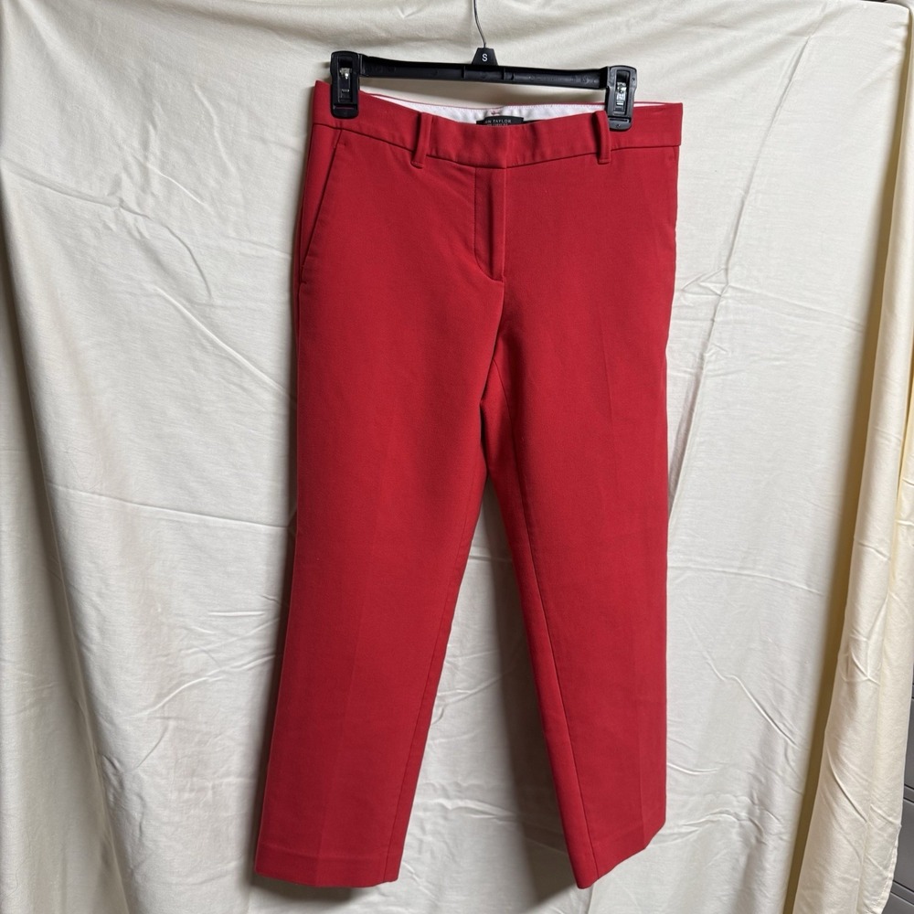 Ann Taylor Eva Ankle Pant, Red 4P